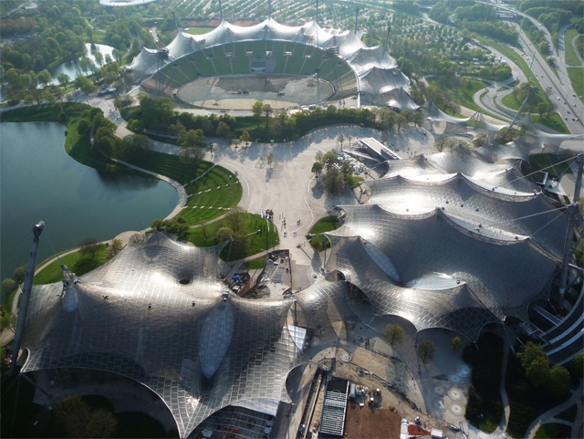 Munich Olympic Park by Frei Otto with Benisch + Partners and others.