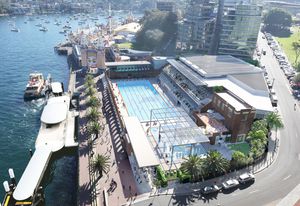 North Sydney Olympic Pool redevelopment by Brewster Hjorth Architects.
