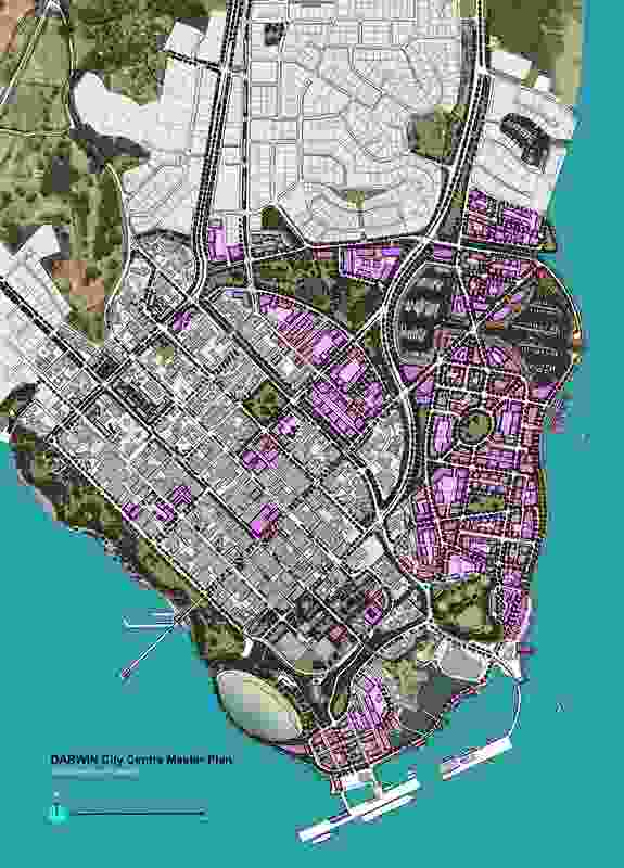 Darwin city centre masterplan by Steve Thorne of Design Urban.