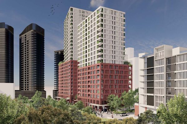 A development application for a high density urban village, designed by Stewart Architecture, for downtown Belconnen, has been lodged.