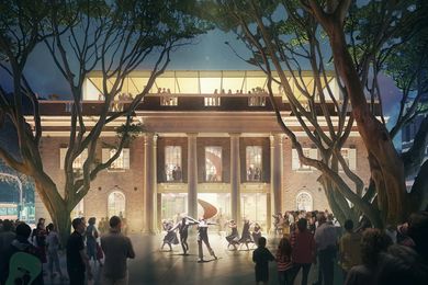 Chrofi's preliminary proposal to transform Manly Town Hall into a performing arts venue.