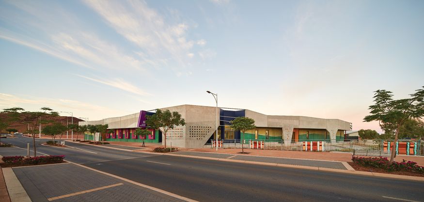 'Undeniable colour': Karratha Central Healthcare | ArchitectureAu