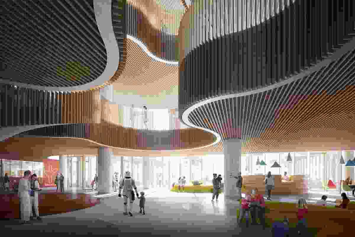 The Children's Hospital has been designed to be welcoming and inviting.