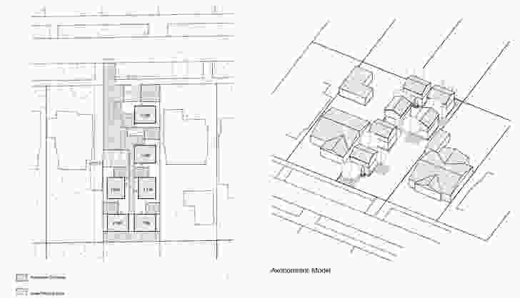 Modelling for village-style micro houses by Australian Urban Design Research Centre.