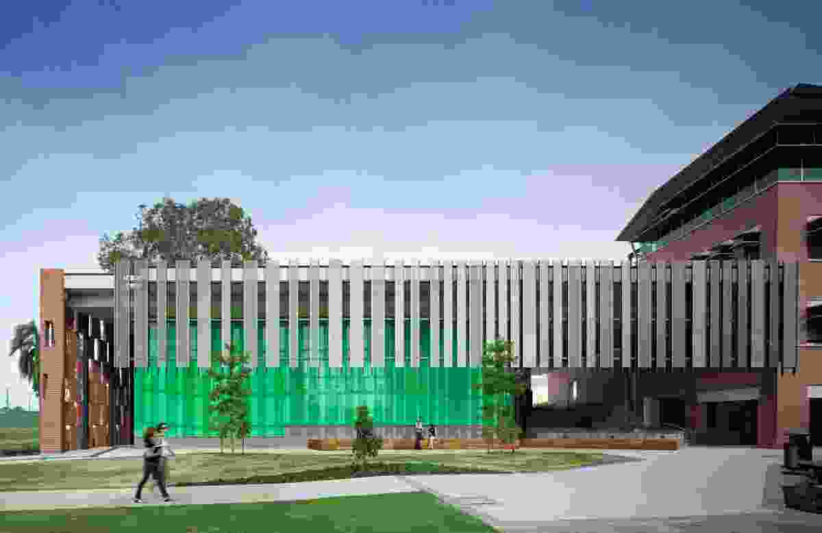 The University of Queensland Ipswich Auditorium by Wilson Architects.