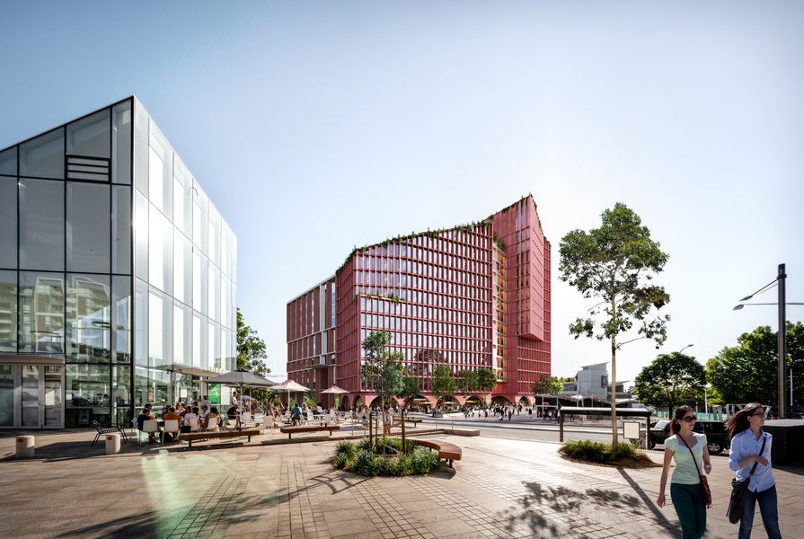 Bates Smart's competition winning scheme for Green Square.