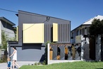 Superbly scaled: Tarragindi steel house