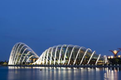 A glass wonder: Cooled Conservatories at Gardens by the Bay, named 2012 World Building of the Year at WAF. 
