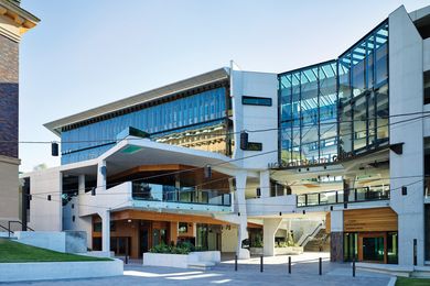 University of Queensland Oral Health Centre by Cox Rayner Architects with Hames Sharley and Conrad Gargett Riddel.
