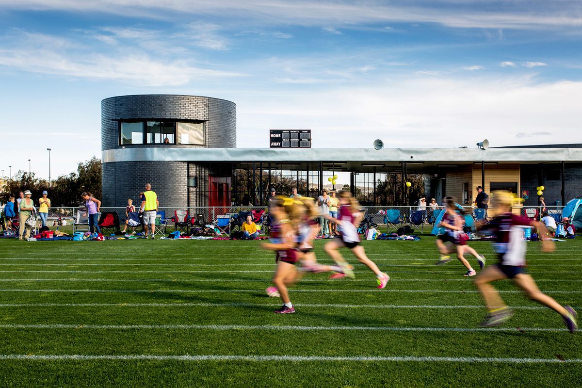 Clarence High School Oval Sports Pavilion ArchitectureAu