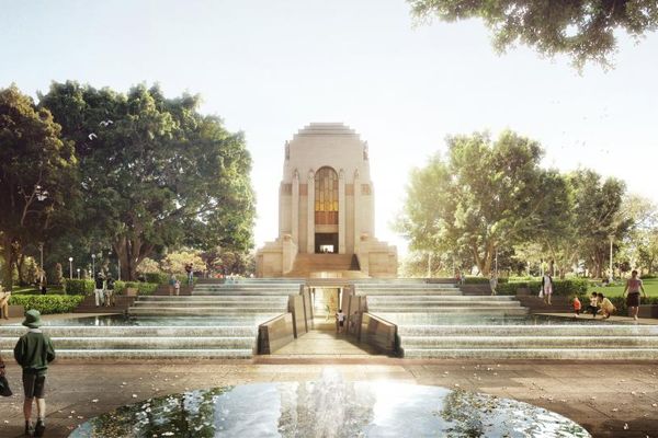 The redevelopment of the Anzac Memorial Hyde Park by JPW and Government Architect NSW.