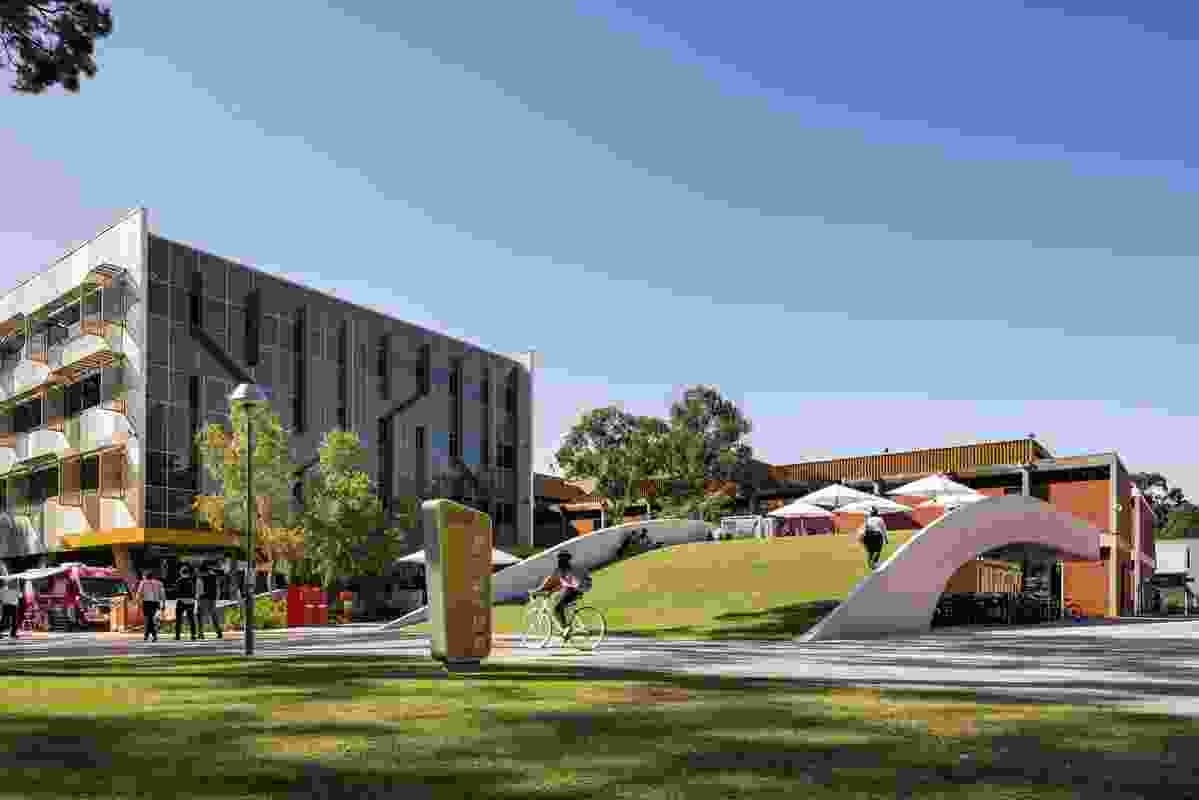 Creative Quarter Cycle Hub, Curtin University by Place Laboratory, winner of the Award of Excellence in the Infrastructure category in the 2019 program.