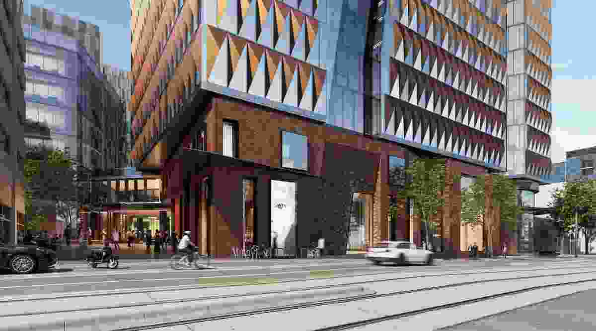 The proposed Carlton Connect precinct by Woods Bagot will become a hub for start-ups and entrepreneurs.