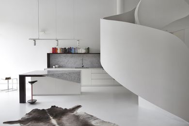 2014 Interior Design Excellence & Innovation Award: Loft Apartment, West Melbourne by Adrian Amore Architects.