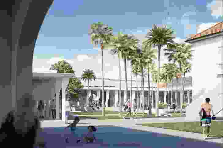 The redevelopment of Bondi Pavilion by Tonkin Zulaikha Greer will include new landscaped courtyards.