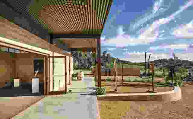Rosby Wines in Mudgee, NSW, designed by Cameron Anderson Architects.