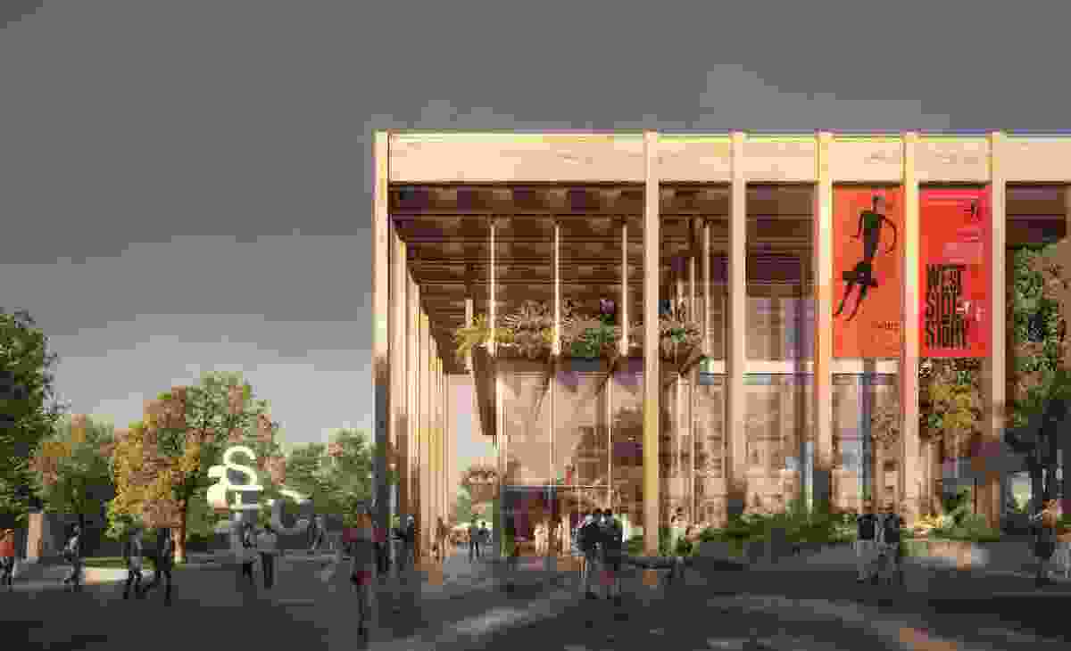 Proposal for the refurbishment of the Sutherland Entertainment Centre by Chrofi and NBRS Architecture.