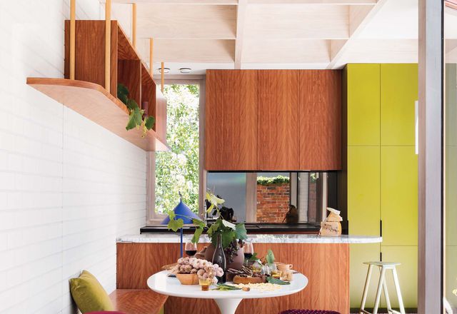 The kitchen and living areas are filled with colour and texture, which makes this a home of unmatched vibrancy and energy.