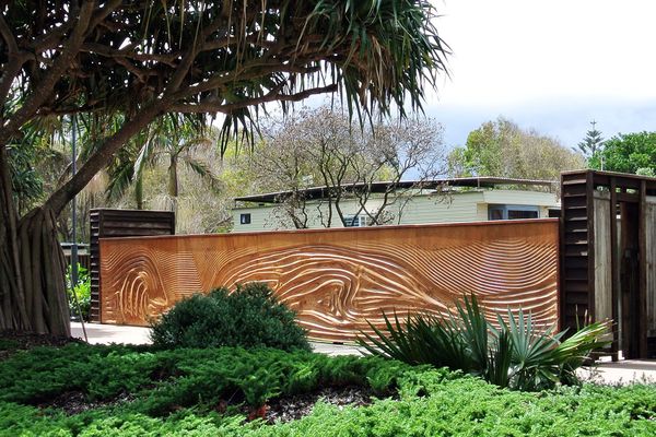 2013 Commercial Exterior Award winner: Coolum Beach Streetscaping Project by Carl Holder, product designer / urban artist.