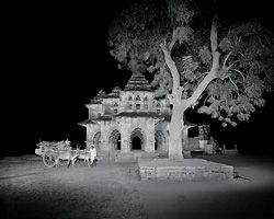 Photograph from John Gollings’ exhibition Ancient Hampi: The Hindu Kingdom Brought to Life, at the Immigration Museum, Melbourne.