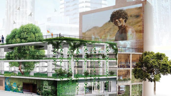 Multi-deck parks: as cities grow and space becomes ever more precious, urban parks replace car parks.