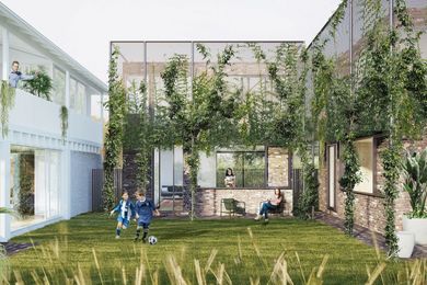 Dappled Dwellings by Trias – a winner of the Queensland government's "missing middle" housing design competition.