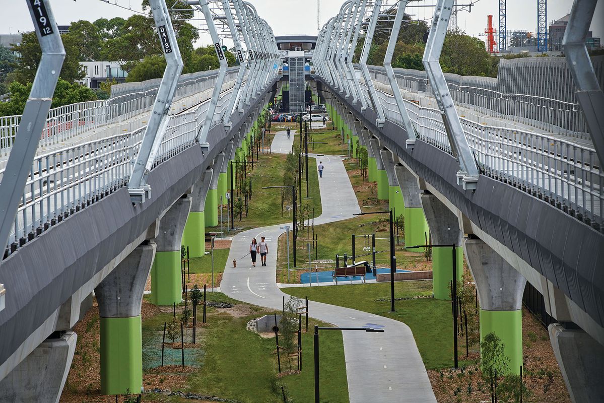 A Unifying Act Caulfield To Dandenong Level Crossing Removal Project Landscape Australia