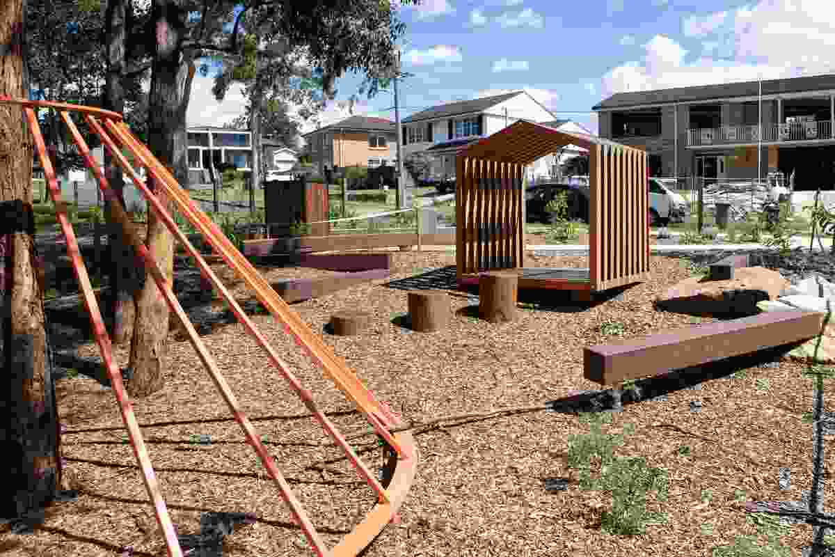 Max Ruddock Reserve Playground by City of Parramatta won a Landscape Architecture Award in the Small Projects category of the 2021 AILA NSW Landscape Architecture Awards