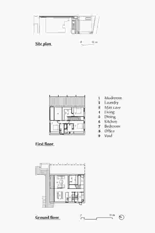 Plans of Grey Street House by Local Architecture.