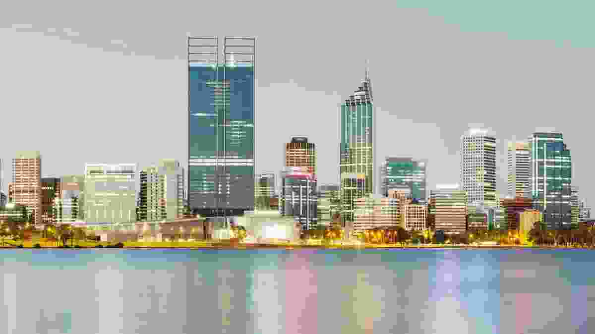 Perth CBD from Mill Point, Perth, Western Australia by JJ Harrison, licensed under CC BY-SA 3.0