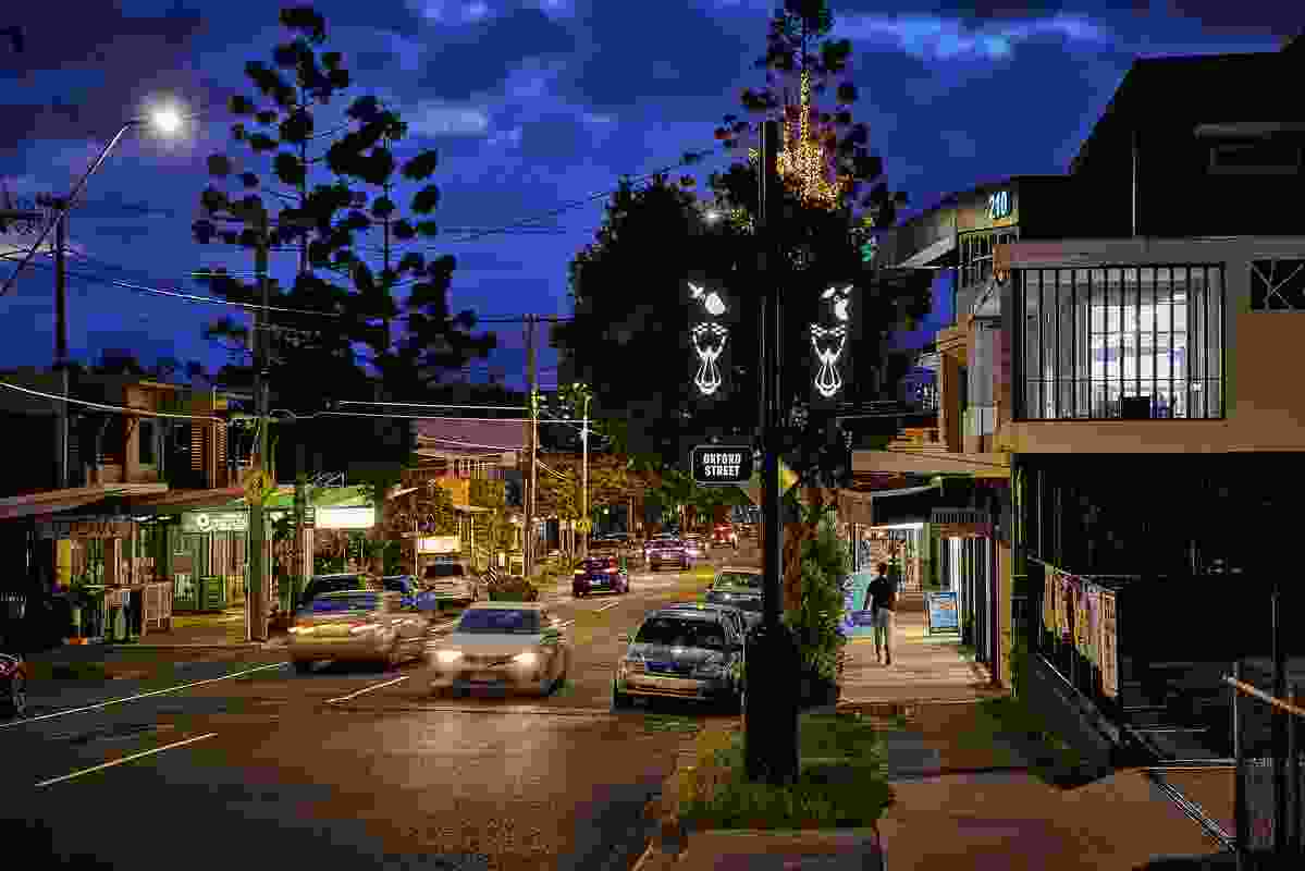 Duet: Illuminated Peewees at Oxford Street Bulimba by Brisbane City Council – Design Brisbane with Belinda Smith (artist)
