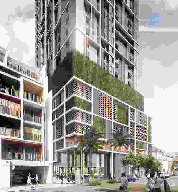 Designs for the redevelopment of the site surrounding Fortitude Valley by Architectus.