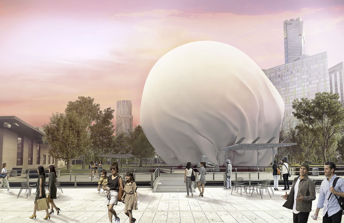 Giant balloon wins 2023 NGV Architecture Commission ArchitectureAU