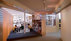 An alcove for
various activities at
the resource centre.