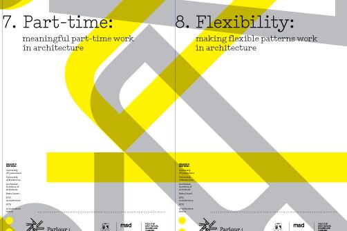 Part-time and Flexibility are two important areas covered in the Parlour Guidelines to Equitable Practice.