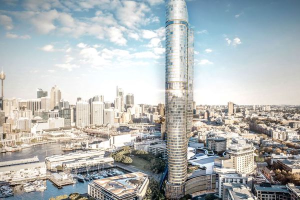 The proposed $530 million Star Casino hotel and residential tower in Pyrmont, designed by FJMT, was rejected by the planning department.