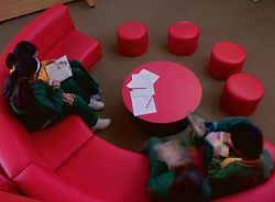 Detail of
the lounge area.
Photograph
Julian Featherston.