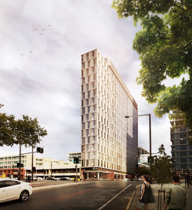 Woods Bagot designs ‘micro hotel’ on site of Adelaide car park ...