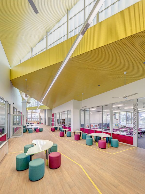 PTW Architects’ colourful Penrith Public School completed | ArchitectureAu