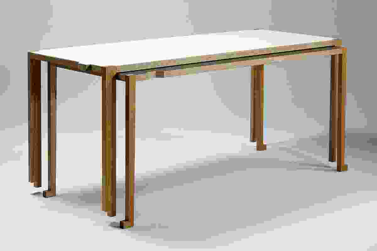 The Stacking table is two tables in one, allowing for room flexibility.