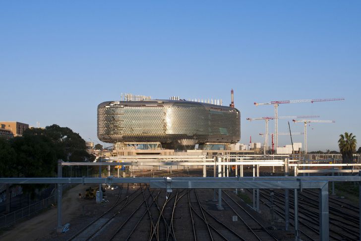 The SAHMRI building is the first piece in the mosaic of Adelaide’s North Terrace Health Precinct.