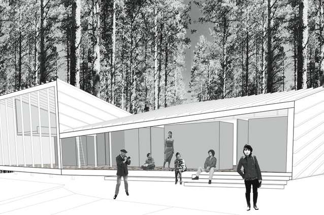 The proposal by Searle x Waldron Architecture.