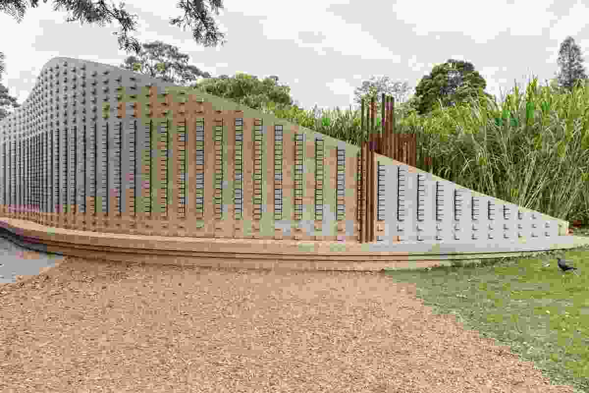 Melbourne Zoo - Predator Precinct Pledge Wall by Ola Studio.