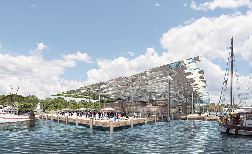New Sydney Fish Market reference design brings home top WAF award ArchitectureAU