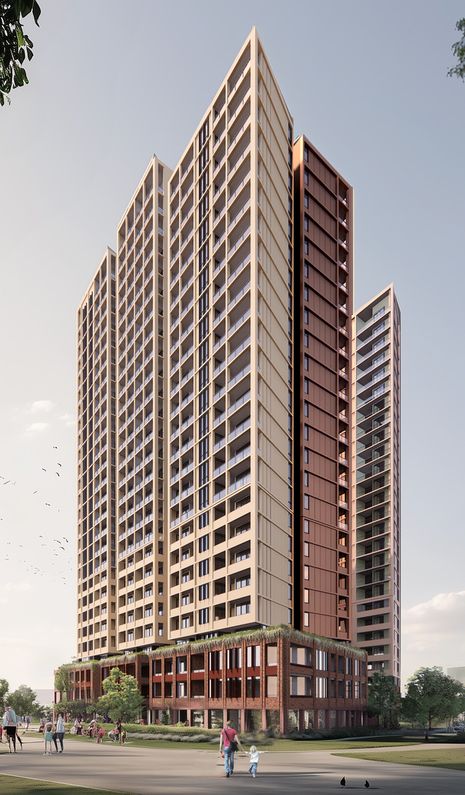 Group GSA director Lisa-Maree Carrigan described the design as “a vertical village that’s walkable, inclusive and future-ready.”