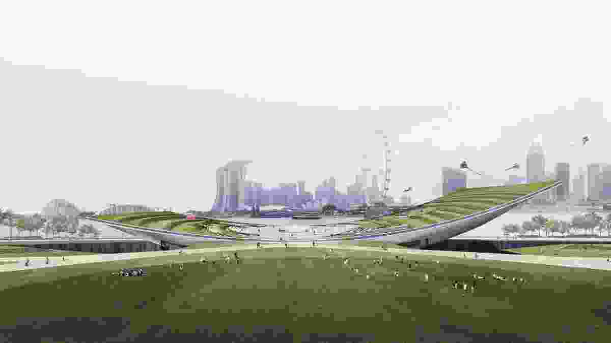 Singapore Founders Memorial proposal by DP Architects.