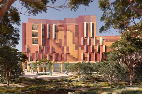 The proposed Acute Service Building at Flinders Medical Centre by Silver Thomas Hanley and ARM Architecture.
