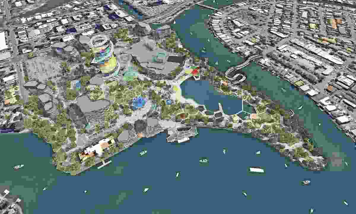 Masterplan for the Gold Coast Cultural Precinct by ARM Architecture and Topotek1.