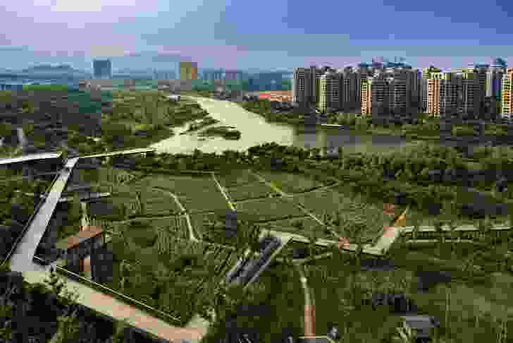 Quzhou Luming Park by Turenscape is located in the heart of the new district of Quzhou, China.