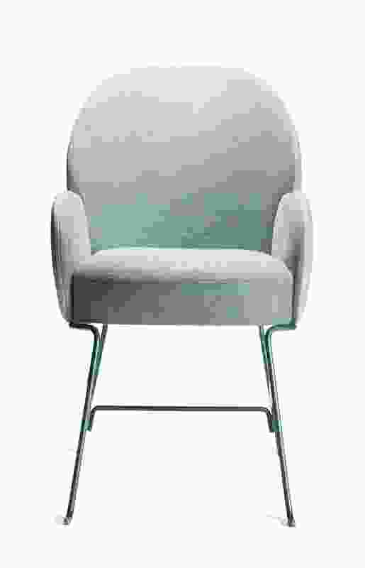 The Beetly chair for Sé Collection II, inspired by the curved shapes of beetles.